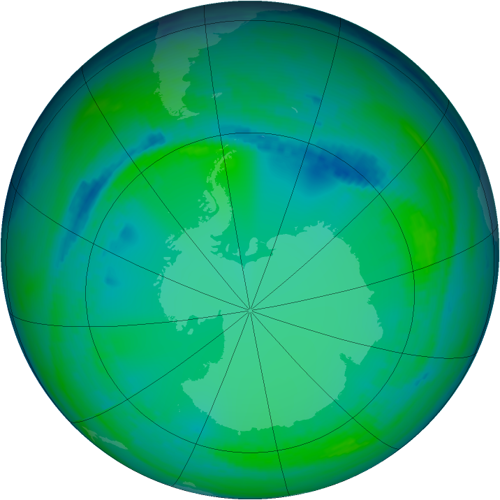 Ozone Map 2004-07-23